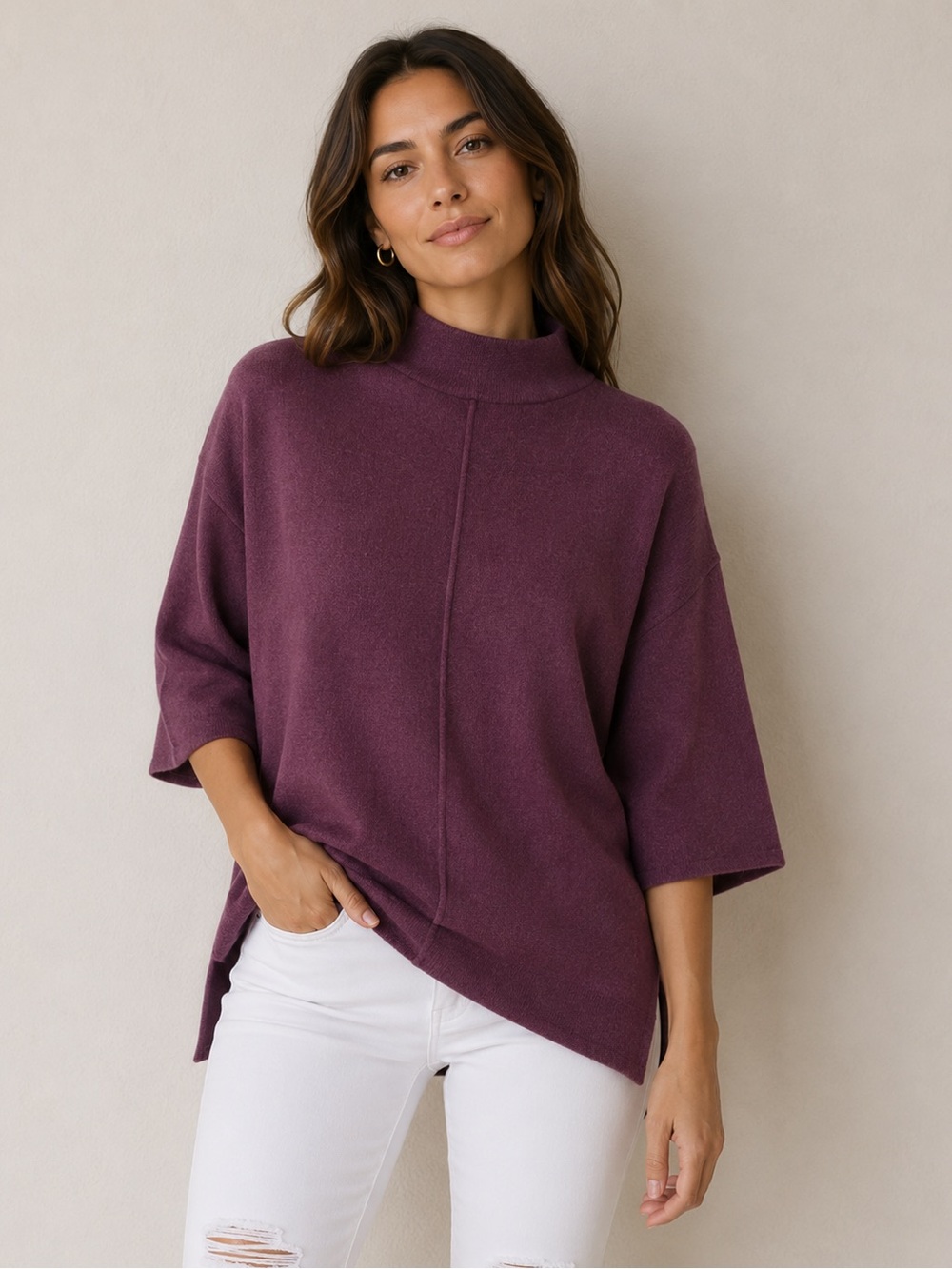 Rachel Zoe 3/4 Sleeve Sweater